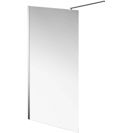 Душевая перегородка Kerama Marazzi VETRO 980 профиль хром, стекло прозрачное