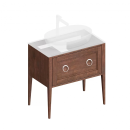 Тумба под раковину Kerama Marazzi PLAZA CLASSIC 80 PL.CN.80.1+1\NUT.M орех