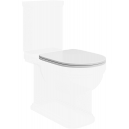 Сиденье для унитаза с крышкой быстросъемное с микролифтом Kerama Marazzi POMPEI PO.seat.01WHT