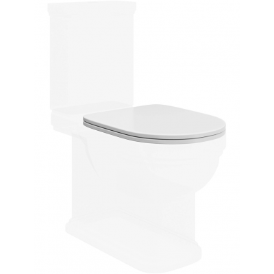 Сиденье для унитаза с крышкой быстросъемное с микролифтом Kerama Marazzi POMPEI PO.seat.01WHT купить с доставкой. 100% Оригинал. Гарантия!