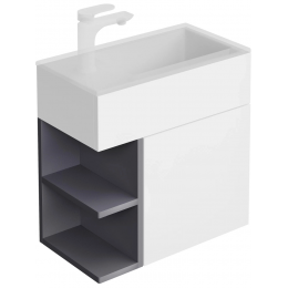 Тумба под раковину Kerama Marazzi LATO 50 KMLACb50MDg0 утренний серый матовый Тумба под раковину Kerama Marazzi LATO 50 KMLACb50MDg0 утренний серый матовый