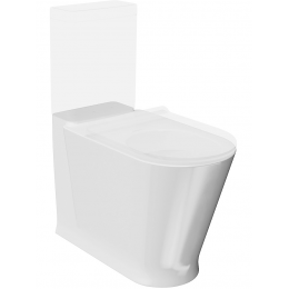 Чаша напольного унитаза Kerama Marazzi PLAZA MODERN PLMR.wc.01 безободковая