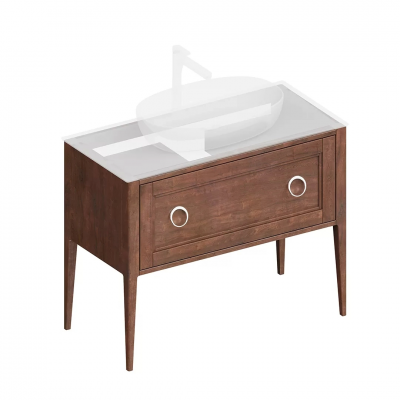 Тумба под раковину Kerama Marazzi PLAZA CLASSIC 100 PL.CN.100.1+1\NUT.M орех купить с доставкой. 100% Оригинал. Гарантия!