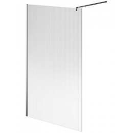 Душевая перегородка Kerama Marazzi CRISTALLO 120 профиль хром, стекло прозрачное