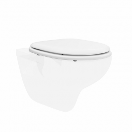 Сиденье для унитаза с крышкой быстросъемное с микролифтом Kerama Marazzi PRO XPRO.B.seat.02WHT