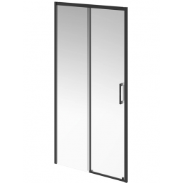 Душевая дверь в нишу Kerama Marazzi VETRO 100 профиль черный, стекло прозрачное Душевая дверь в нишу Kerama Marazzi VETRO 100 профиль черный, стекло прозрачное