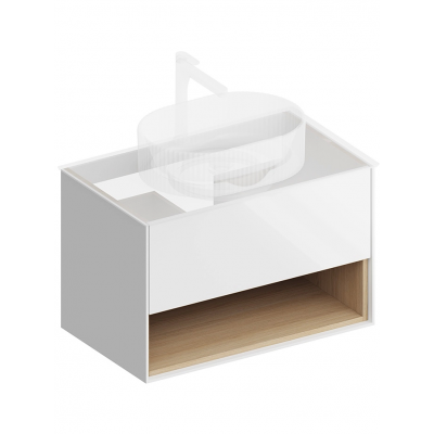 Тумба под раковину Kerama Marazzi PLAZA MODERN 78 PLB.M.80.1\WHT.V белый купить с доставкой. 100% Оригинал. Гарантия!