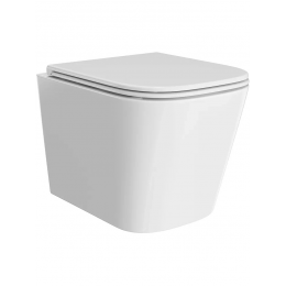 Унитаз подвесной с сиденьем микролифт Kerama Marazzi CUBO CU.wc.02 безободковый Унитаз подвесной с сиденьем микролифт Kerama Marazzi CUBO CU.wc.02 безободковый