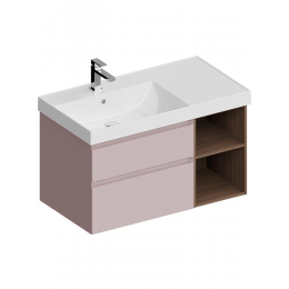 Тумба под раковину Kerama Marazzi CUBO 88 CUB.90.2Lh\MAL.N мальва