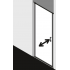 Душевая 1-створчатая маятниковая дверь с фиксированной панелью Kermi Cada Xs 860-910/2000 (правая) CK1WR09020VPK