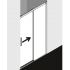 Раздвижная дверь с фиксированной панелью справа Kermi Nica NI L2R 12020 VPK (в нишу)