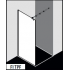 Стеклянная душевая перегородка Kermi WALK-IN FILIA FI TPF/G (975 mm)