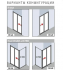 Душевая 2-створчатая раздвижная дверь с фиксированной панелью Kermi Cada Xs 1270-1310/2000 (левая) CKG2L13020VPK