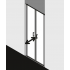 Душевая 2-створчатая маятниковая дверь с фиксированной панелью Kermi Cada Xs 860-910/2000 CKPTD09020VPK