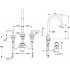 Смеситель Kludi Nova Fonte Puristic 201430515 для раковины