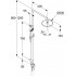 Душевая стойка Kludi Logo dual shower system 6809305-00