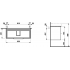 Тумба под раковину Laufen Base 4.0241.2.110.260.1 93 см, 2 ящика, белый матовый