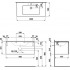 Комплект раковины и модуля под раковину Laufen Pro S 100x50 8.6096.6.463.104.1