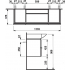 Тумба под раковину Laufen Palace 120x42 4.0130.2.075.463.R белый