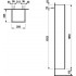 Шкаф-пенал Laufen Kartell by Laufen 4.0828.8.033.642.1 R, шиферный