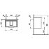 Тумба под раковину Laufen Base 57x38 4.0221.2.110.263.1 темно коричневый вяз