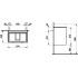 Тумба с раковиной Laufen Base 4.0221.2.110.261.1 белая глянцевая