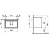 Тумба с раковиной Laufen Base 4.0233.2.110.261.1 белая глянцевая