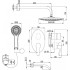 Душевой комплект Lemark Atlantiss LM3222C С ВНУТРЕННЕЙ ЧАСТЬЮ