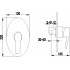 Смеситель Lemark Atlantiss LM3223C С ВНУТРЕННЕЙ ЧАСТЬЮ, для душа