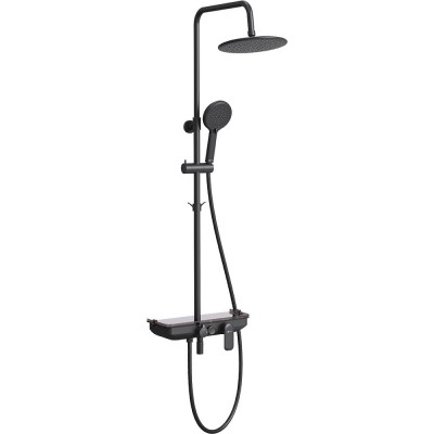 Душевая стойка Lemark Tropic LM7012BL черная