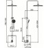 Душевая стойка Lemark LM8802C