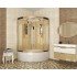Душевая кабина Niagara Luxe NG-7744G (1200x1200х2150) высокий поддон стенки ЗОЛОТО