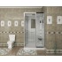Душевая кабина Niagara Luxe NG-7711WR (900x1200х2150) низкий поддон стенки БЕЛЫЕ