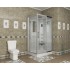 Душевая кабина Niagara Luxe NG-7711WR (900x1200х2150) низкий поддон стенки БЕЛЫЕ