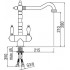 Смеситель для кухни NOBILI Antica AT18117CR