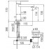 Смеситель для раковины NOBILI Loop LP90118/1CR