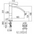 Смеситель для раковины Ray Nobili RY00158/2CR