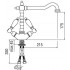 Смеситель для кухни NOBILI Antica AT31117CR