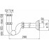 Сифон для раковины Nobili AV00105/2CR