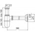 Сифон для раковины Nobili AV00103/2CR