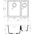 Кухонная мойка Omoikiri Kata 55-2-U-GR Artgranit leningrad grey 4993390