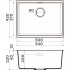 Кухонная мойка Omoikiri Kata 54-U-GR Artgranit leningrad grey 4993411