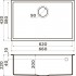Кухонная мойка Omoikiri Tedori 66-U-GR Tetogranit leningrad grey 4993541