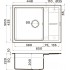 Кухонная мойка Omoikiri Sumi 65-GR Tetogranit leningrad grey 4993549