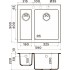 Кухонная мойка Omoikiri Bosen 59-2-GR Tetogranit leningrad grey 4993558
