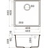 Кухонная мойка Omoikiri Bosen 44-U-BL Tetogranit черный 4993595