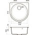 Кухонная мойка Omoikiri Akegata 51-PA Artgranit пастила 4993754