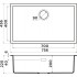 Кухонная мойка Omoikiri Yamakawa 75-U I-GB Artceramic графит 4993779