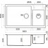 Мойка кухонная Omoikiri Tedori 86-2 темный шоколад