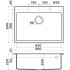 Кухонная мойка Omoikiri Tedori 68-SA Tetogranit бежевый 4993966